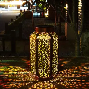 Royaleva Solar Hanging Lantern Outdoor - Vintage Pathway Light