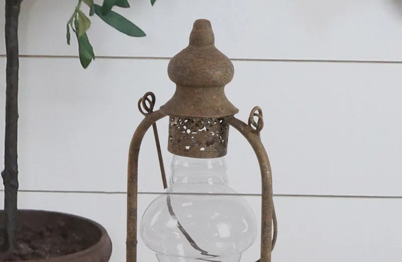 Rusted Metal Lantern