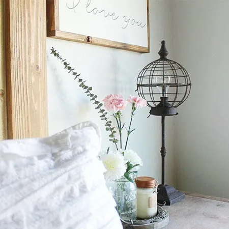 Rustic Wire Globe Lantern