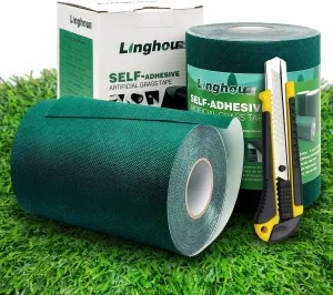 Self Adhesive Turf Seam Tape for Artificial Grass and Synthetic Turf Durable Joining 6" x 65.6'