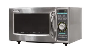 Sharp R-21LCFS Medium Duty Commercial Microwave (Dial Timer, 1000-Watts, 120-Volts) (Update of R-21LCF),Silver