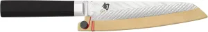 Shun Dual Core 6" Utility/Butchery Knife, Handcrafted Japanese Kitchen Knife, VG10 and VG2 Damascus Steel Blade, Pakkawood Handle, Precision and Sharpness for Professional and Home Chefs