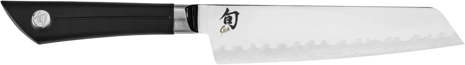 Shun Sora 6.5" Master Utility Knife, Handcrafted Japanese Kitchen Knife, VG10 Steel Edge and 420J Stainless Steel Blade, Balanced Handle, Precision and Sharpness for Professional and Home Chefs
