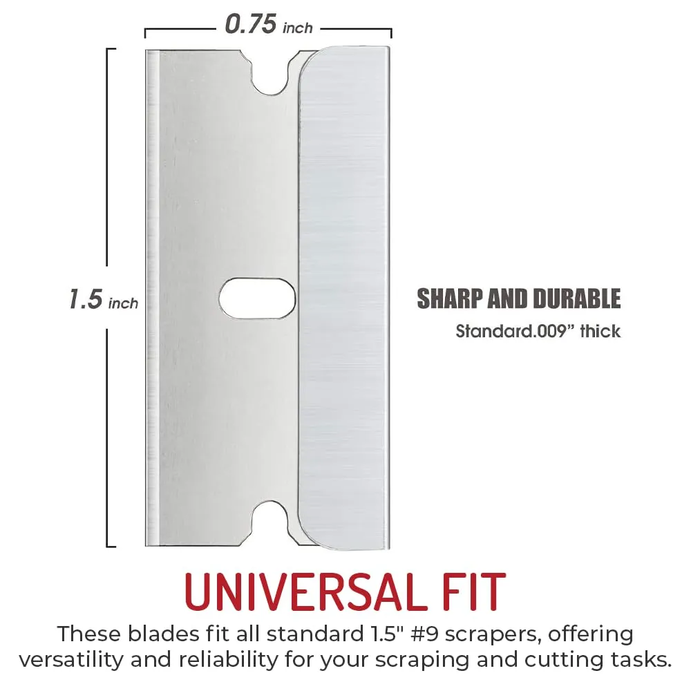 Single Edge Razor Blade, Stainless Steel, Available in Bulk Packs (600)