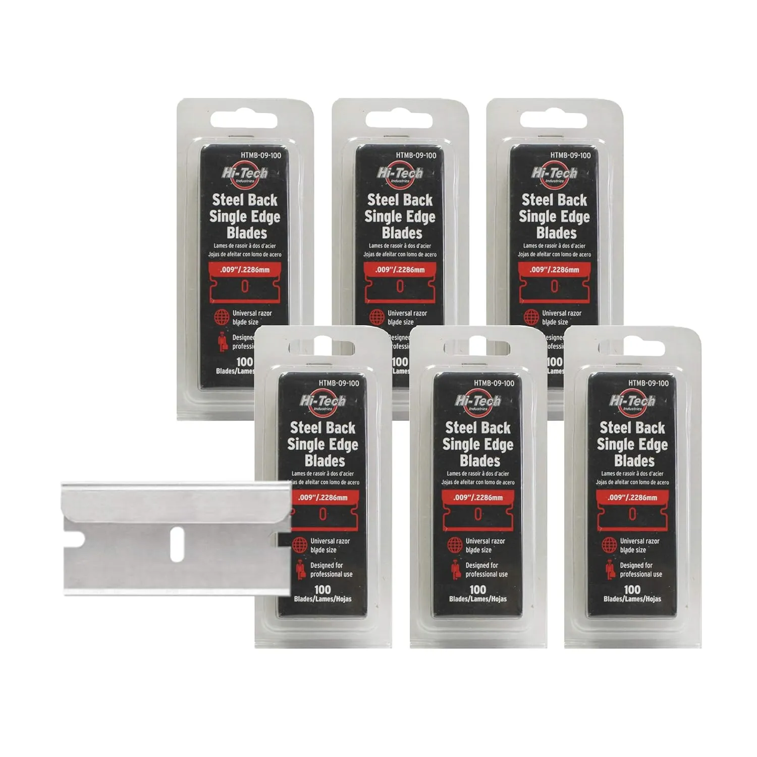 Single Edge Razor Blade, Stainless Steel, Available in Bulk Packs (600)