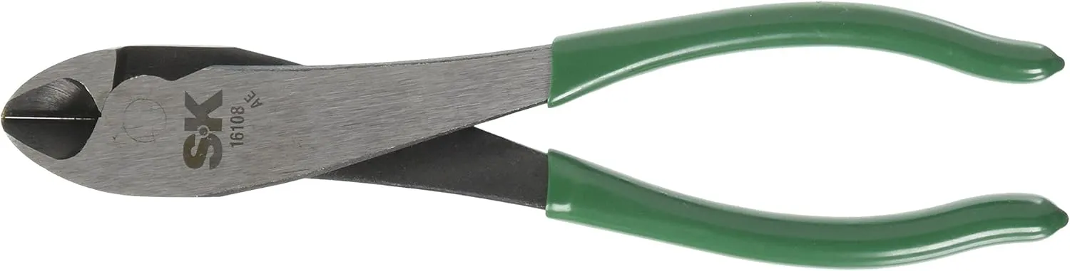 SK Tools USA Heavy Duty Diagonal Cutting Pliers, 8" Long | 16108