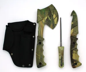 Snake Eye Tactical Heavy Duty 4PC Big Game Hunting Knife Set Camping Fishing Hunting Outdoors