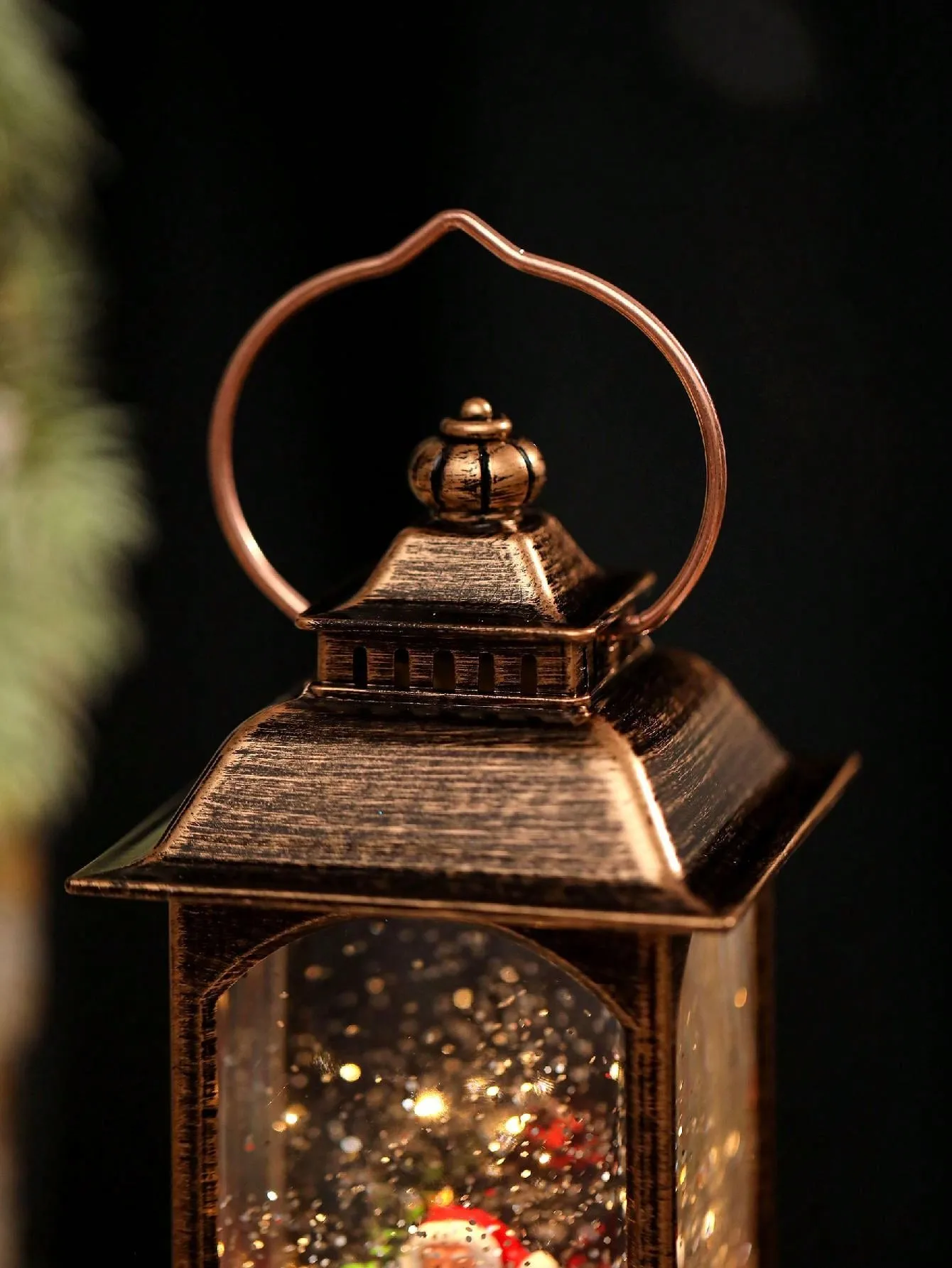 Snow globes with music box|1 Pc DRomance Glow Water Lantern Sparkle