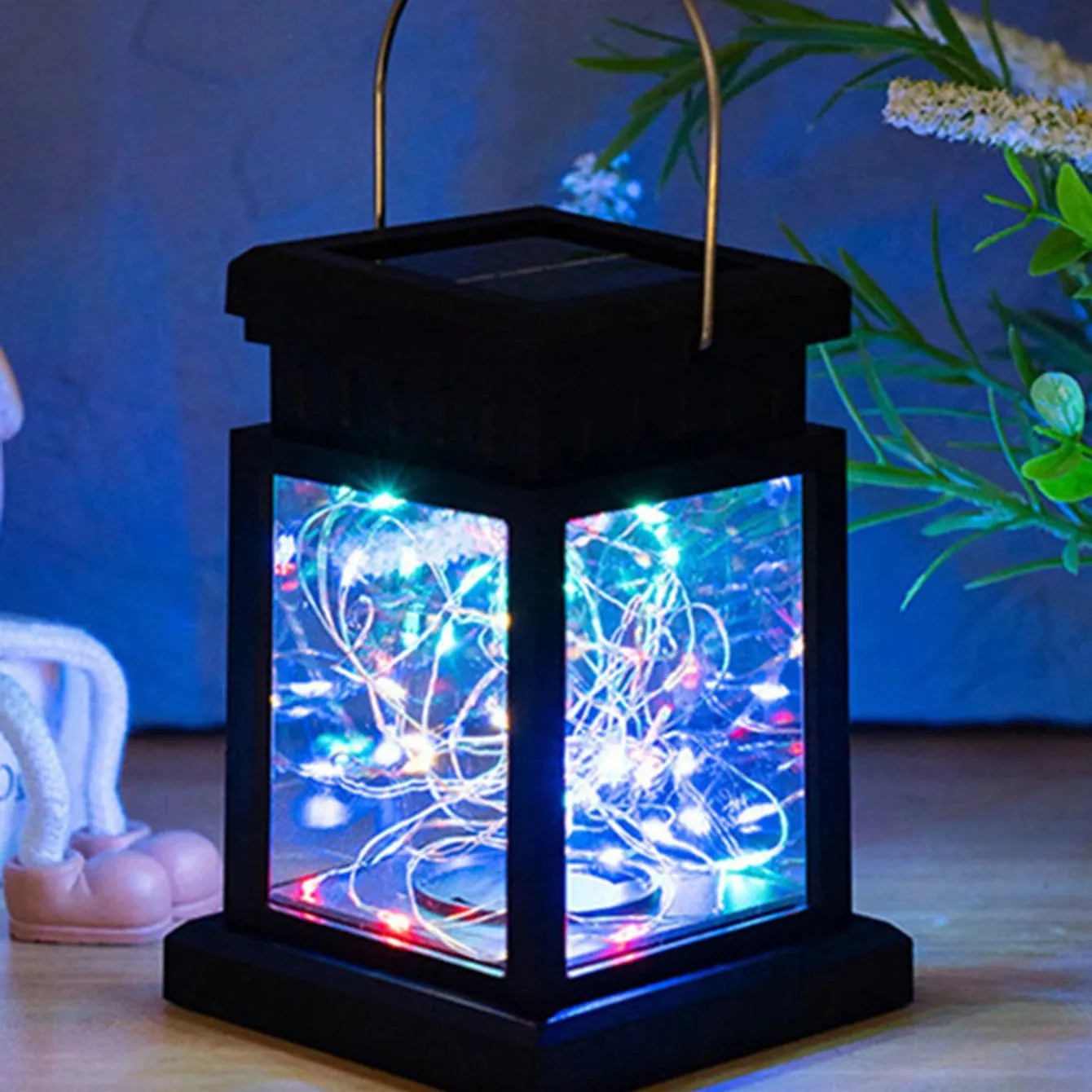 Solar Lantern Outdoor Garden Hanging Lantern Waterproof LED Lights for Table, Party, Patio & Lawn