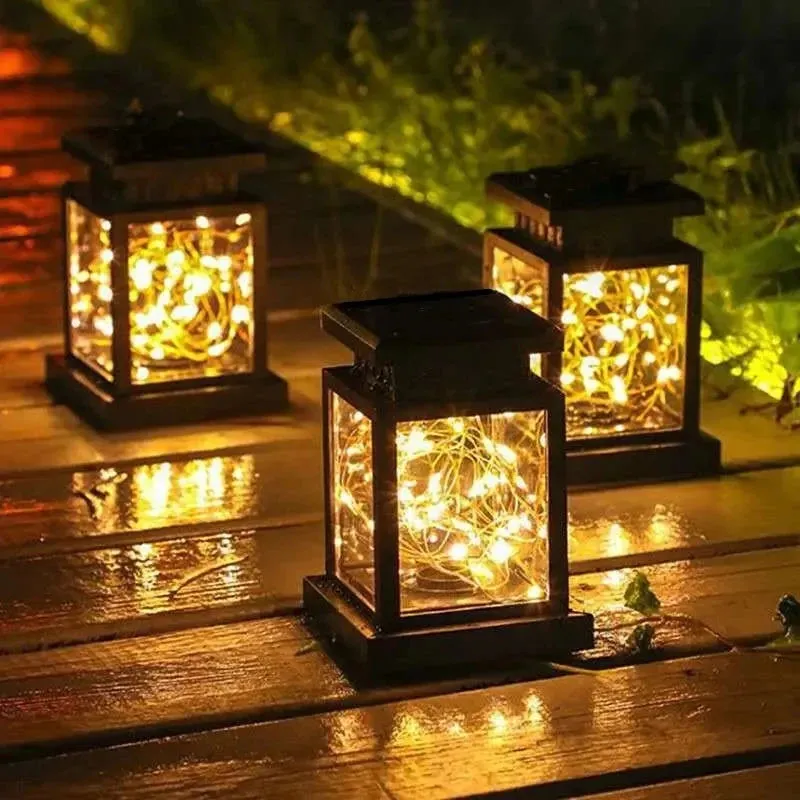 Solar Lantern Outdoor Garden Hanging Lantern Waterproof LED Lights for Table, Party, Patio & Lawn