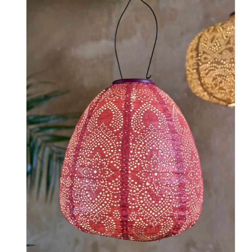 Solar Lantern Pumpkin Dome