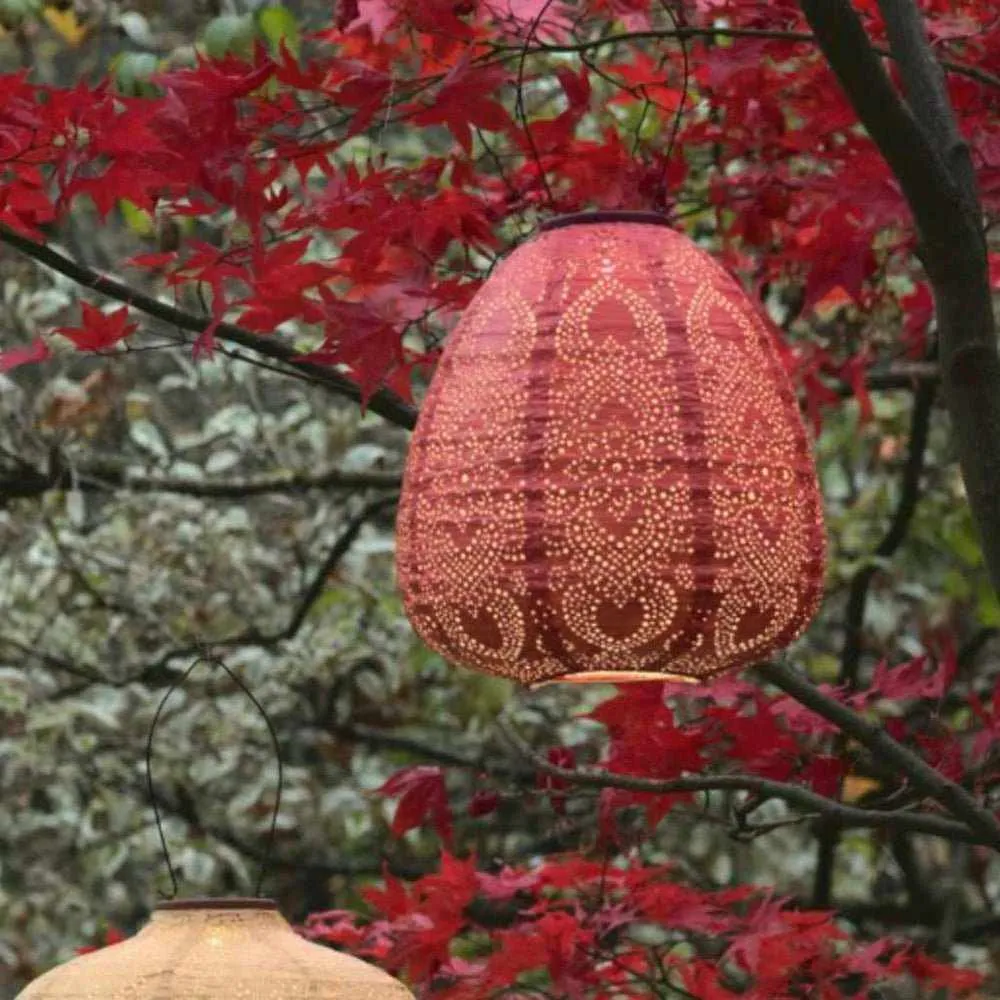 Solar Lantern Pumpkin Dome