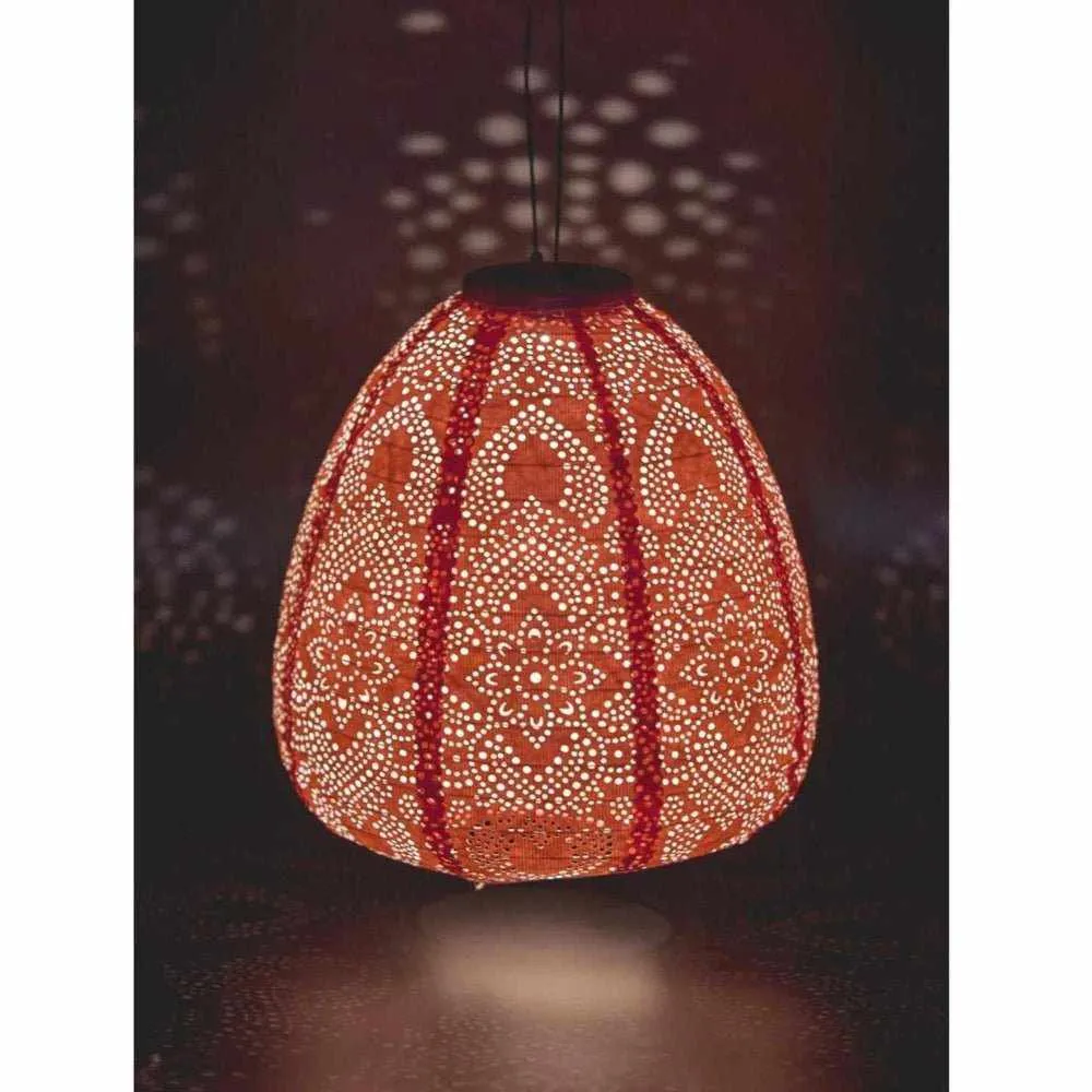 Solar Lantern Pumpkin Dome
