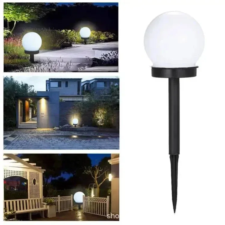 Solar LED Garden Round Ball Light – Waterproof Landscape Lantern for Outdoor Villa & Lawn Decoration