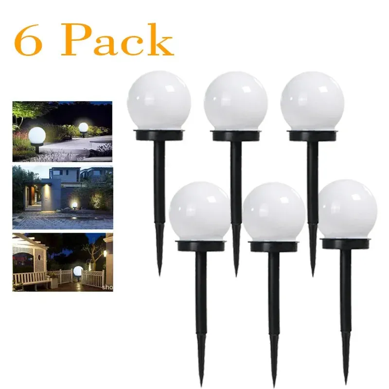 Solar LED Garden Round Ball Light – Waterproof Landscape Lantern for Outdoor Villa & Lawn Decoration