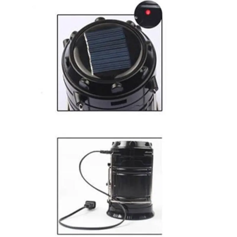 Solar Outdoor Led Camping Light With Portable Charging Power Bank