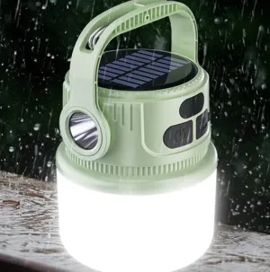 Solar-Powered Adjustable Camping Lantern