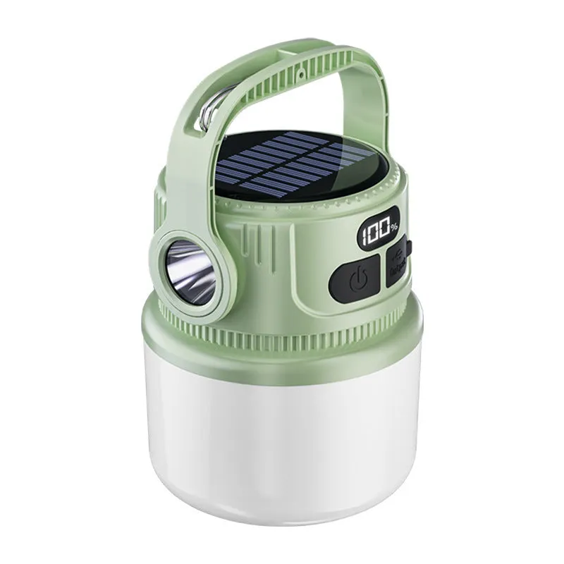 Solar-Powered Adjustable Camping Lantern