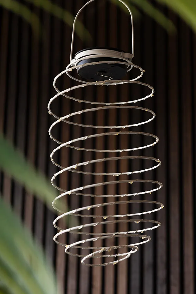 Spiral Solar Exterior Lamp