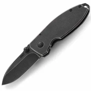 Squid, Stainless Steel Handle, Black Stonewash Plain w-Clip