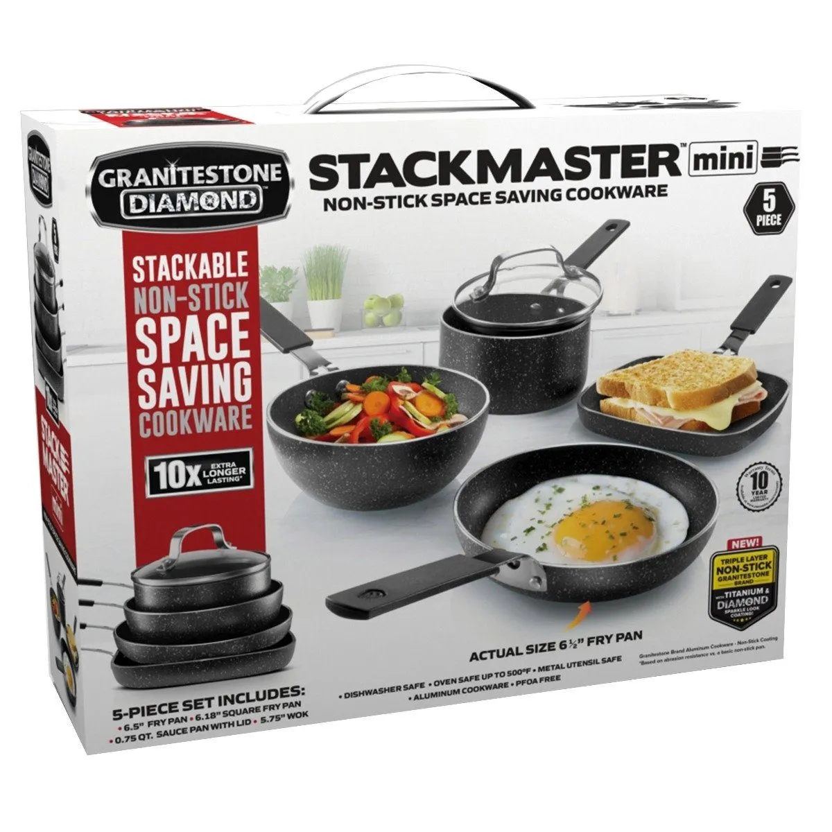 Stackmaster Set: 2833 Positive testimonials Steel Mini 5-Piece Recommended Gotham