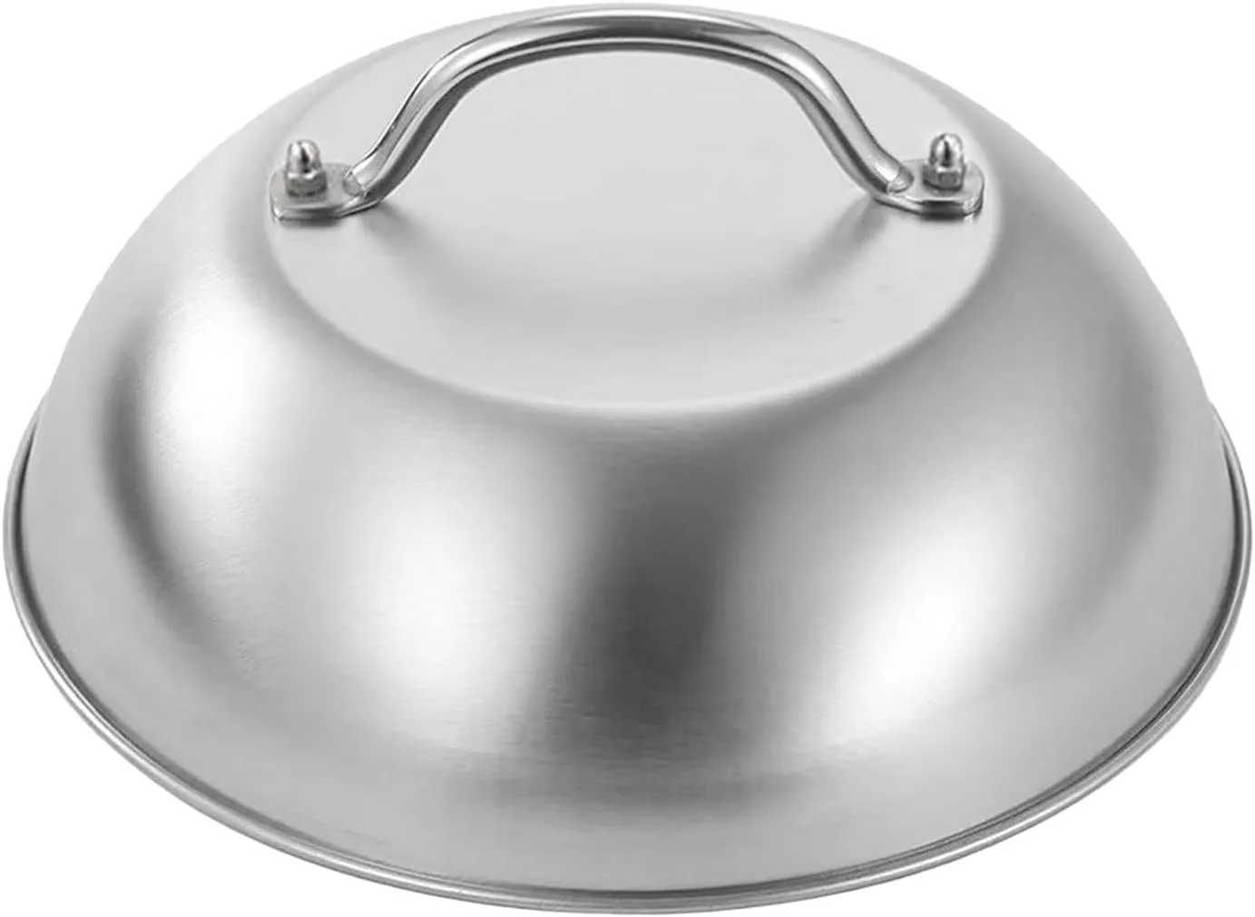 Stainless Steel Pan Lid Frying Pan Cover for Outdoor BBQ Backpacking