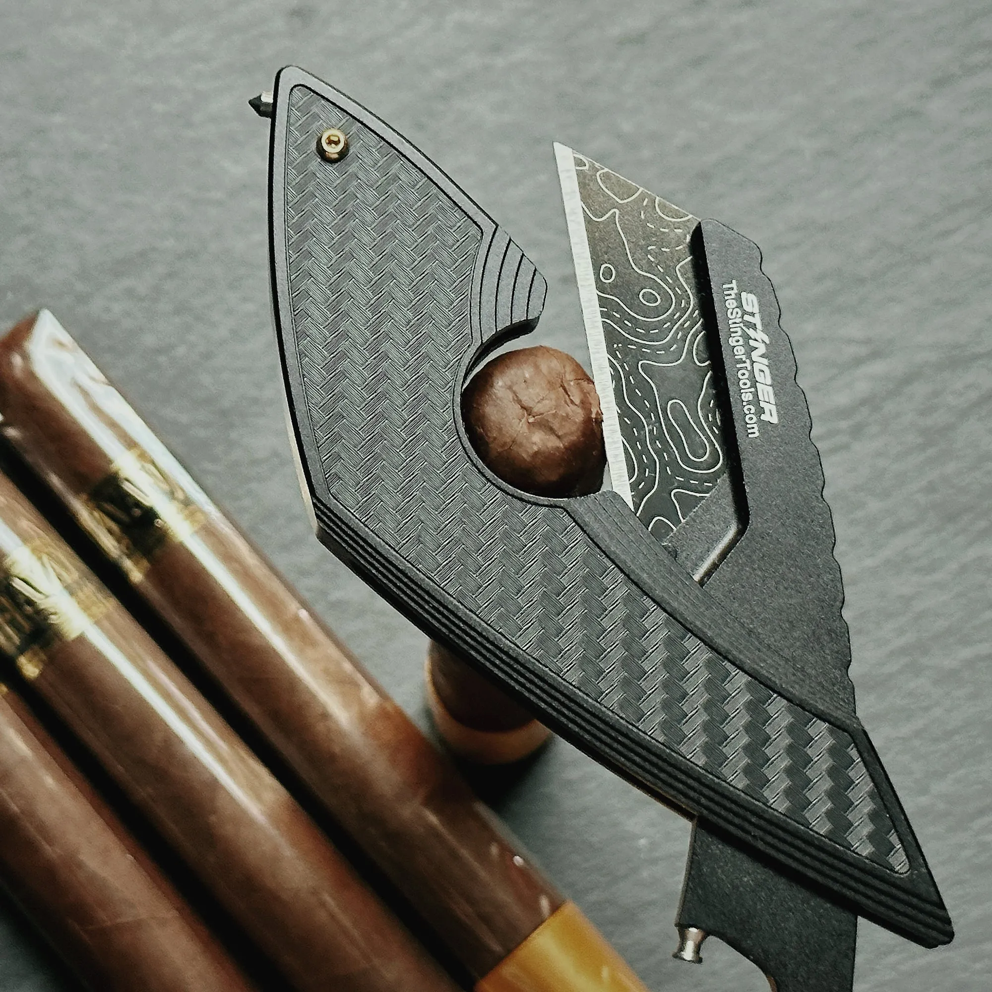 Stinger Topographic Utility Tool / Cigar Trimmer