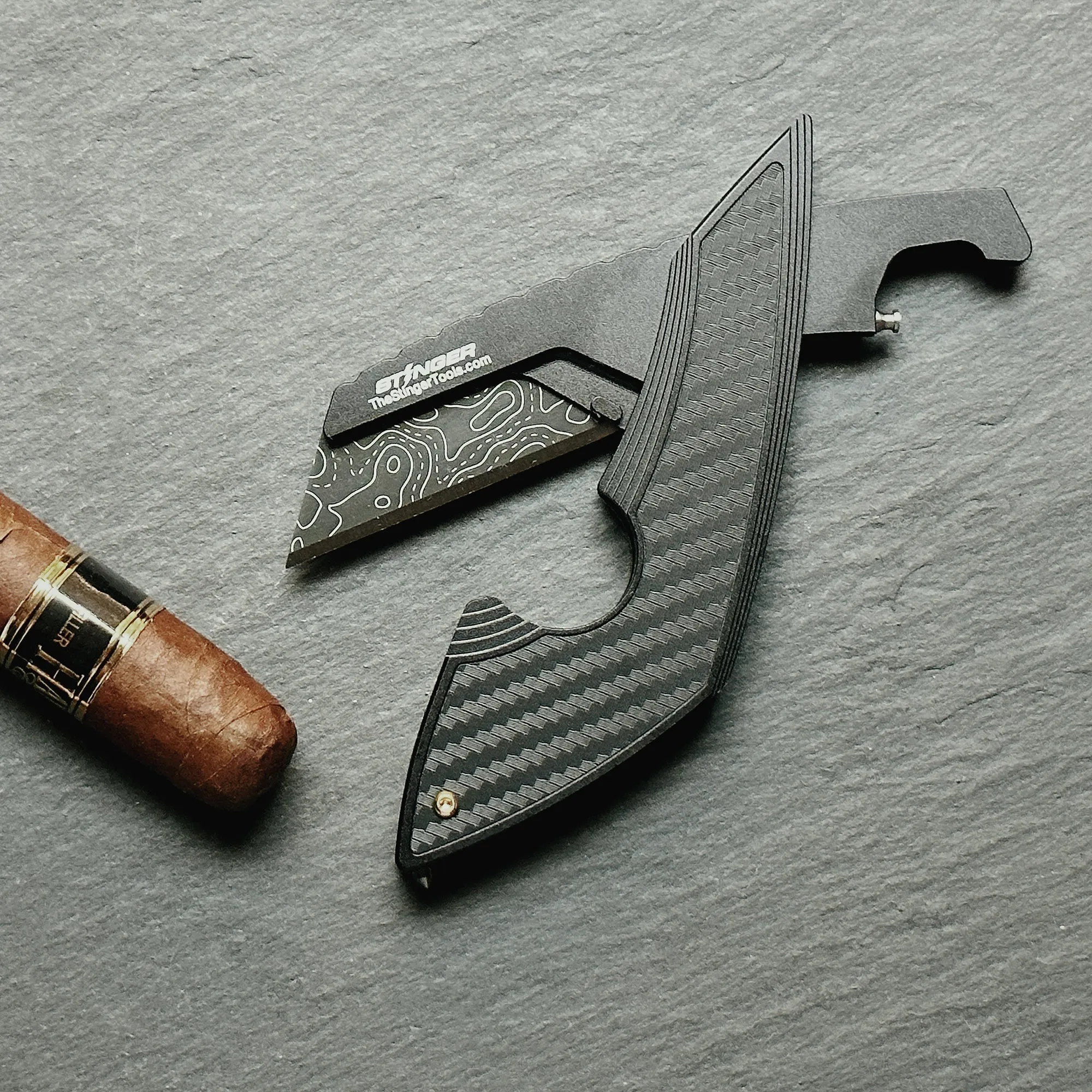 Stinger Topographic Utility Tool / Cigar Trimmer