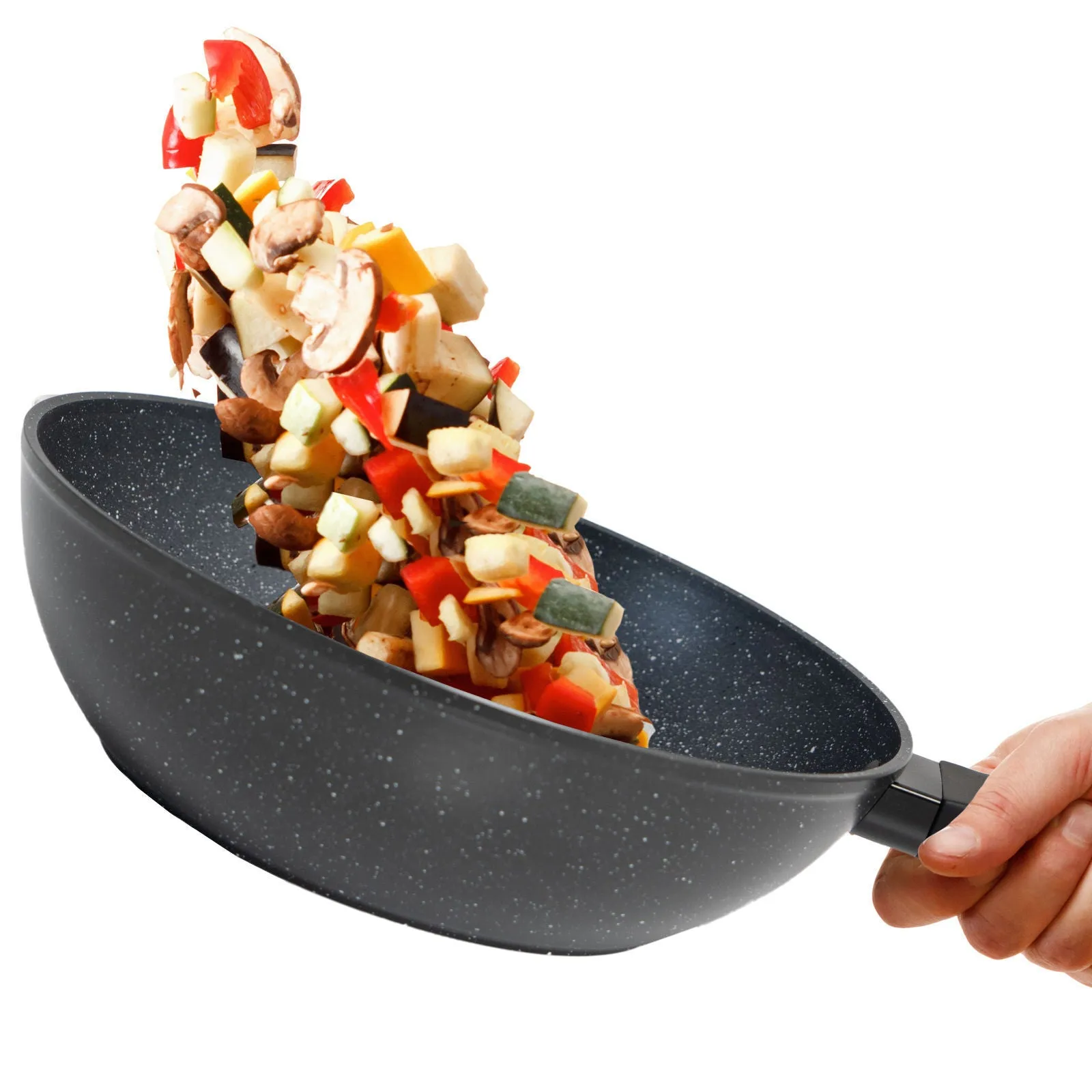Stone Chef Forged Wok Non Stick Cookware Kitchen - 30cm
