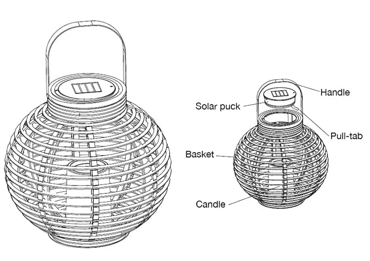 Sunny Glow Garden Lantern