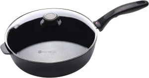Swiss Diamond HD Classic Nonstick Induction Sauté Pan w/Lid - 3.8 Qt (10.25")