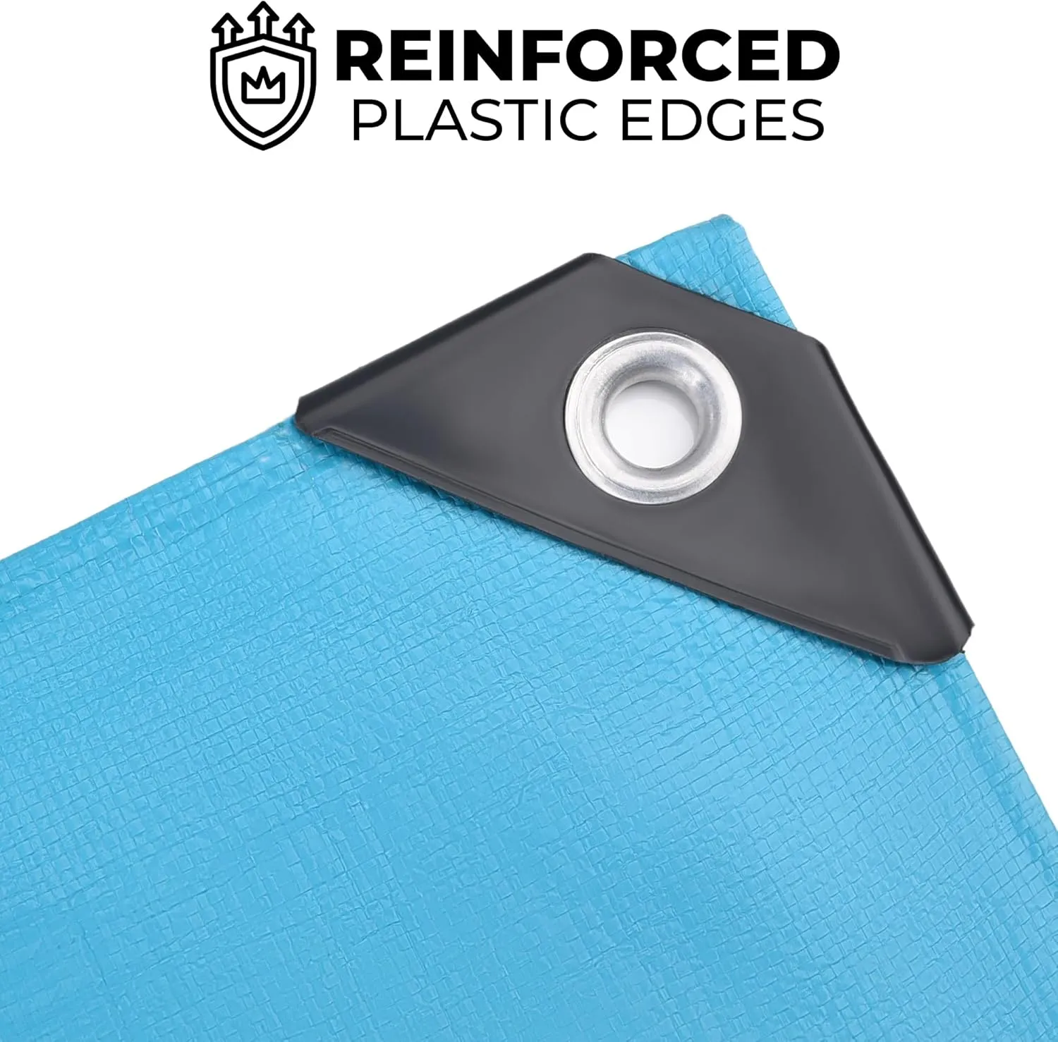 Tarps Heavy Duty Waterproof 20x40-12 mil Thick Camping Tent - Blue Tarp 20x40 UV Resistant, Rip & Tear Proof with Metal Grommets – Multipurpose Use for Camping, Tent, Boat, RV, Car, & Pool Cover