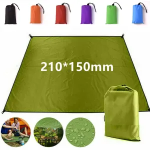 Tent Tarp Rain Sun Shade - Hammocks Shelter Waterproof Camping Survival Sun Shelter Picnic Awning Cover