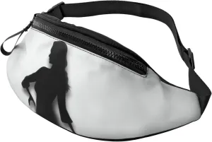 The Shadow of Woman Silhouette Fanny Pack for Man Women Waist Bag Adjustable Belt Casual Chest Bag Bum Bags for Travel Sports Running Hiking Waist Packs