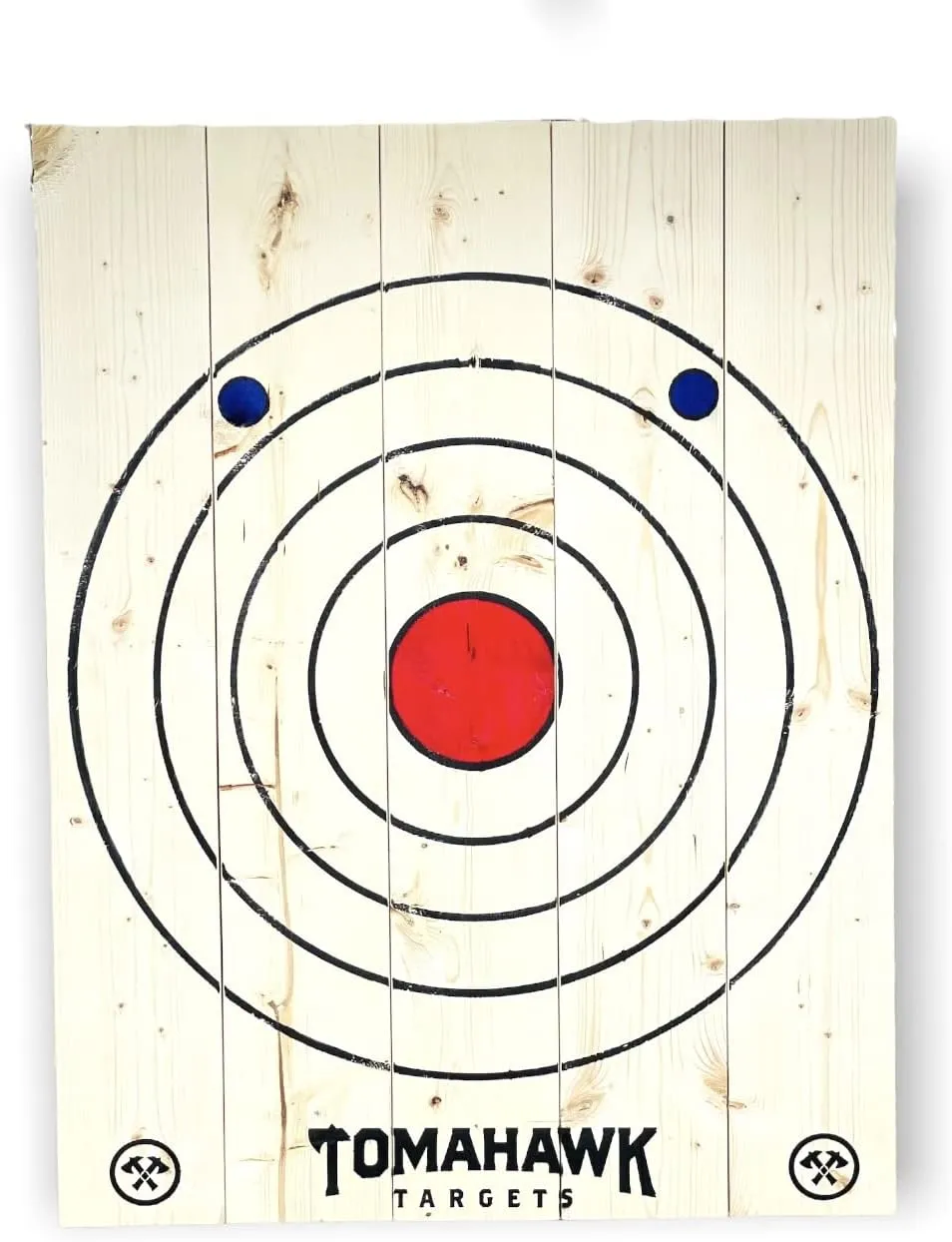 Tomahawk Targets - Large 4-Ring Hanging Axe Throwing Target Board and Knife Throwing Target Board