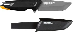 ToughBuilt - Tradesman Knife - Heavy-duty Sheath with Belt Clip - 4” Titanium Drop Point Blade - (TB-H4S-40-TMK-2)