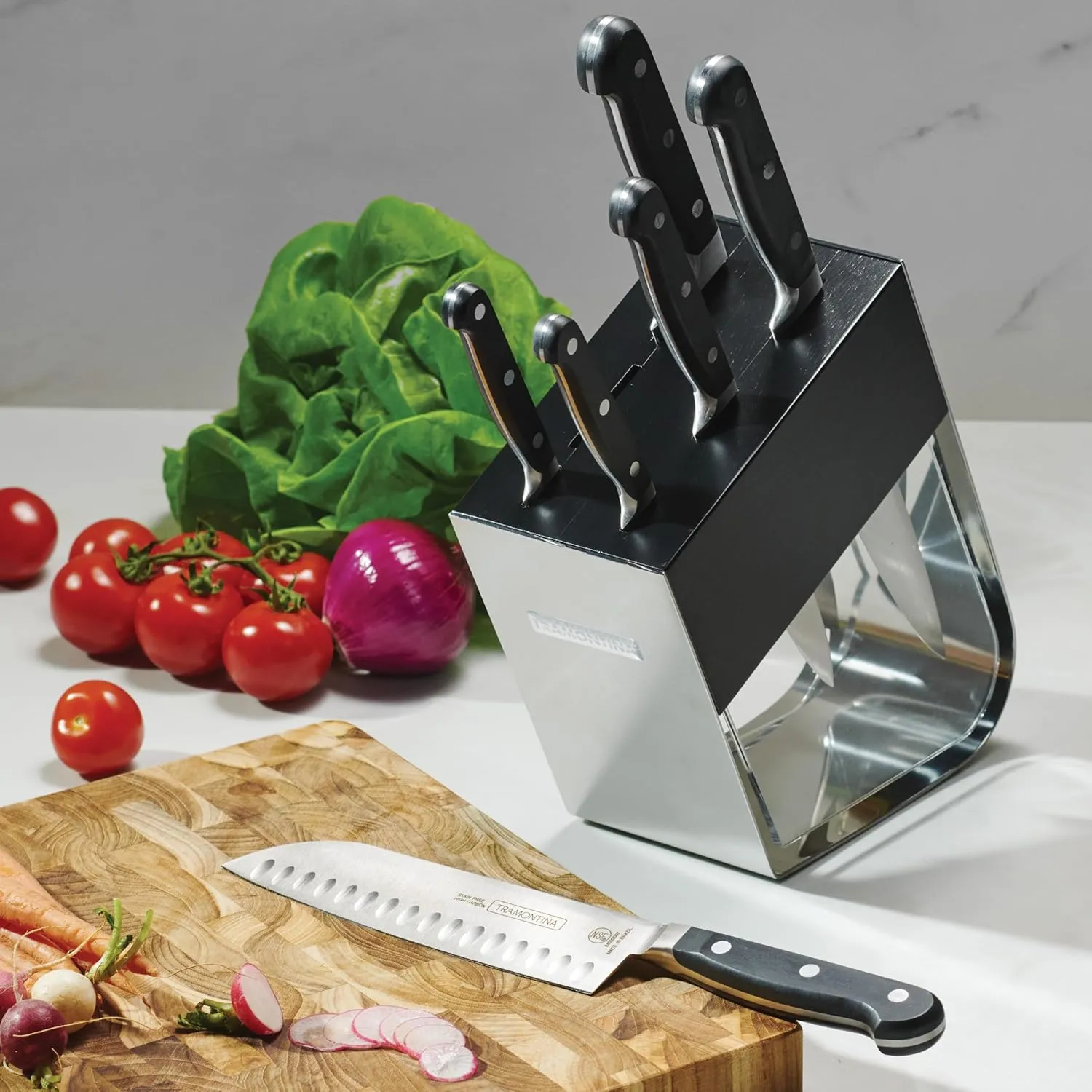 Tramontina Pro Series Forged 7-Piece Kitchen Knife Block Set