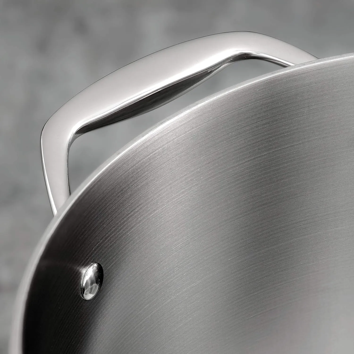 Tramontina Tri-Ply Clad Stainless Steel 5-Quart Dutch Oven Pot with Lid, Induction-Ready, Dishwasher-Safe, NSF-Certified, Made in Brazil