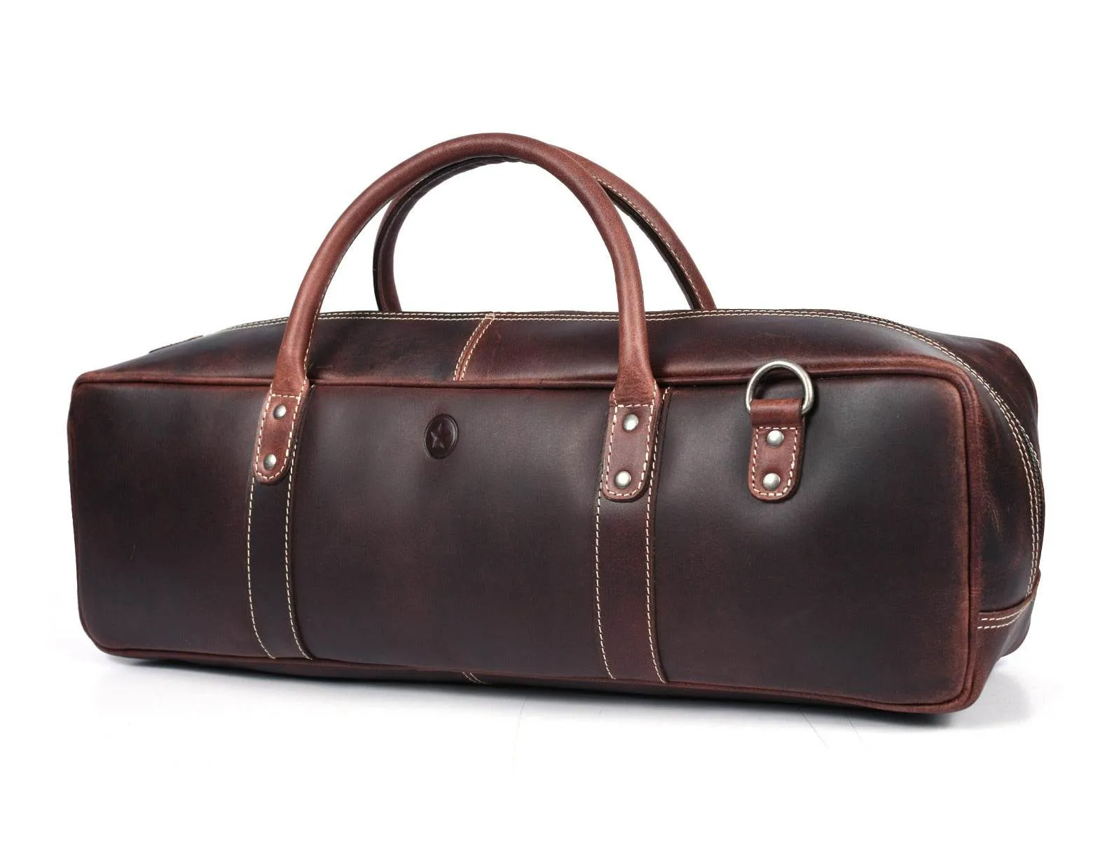 Tuscania Leather Knife Bag - Walnut Brown