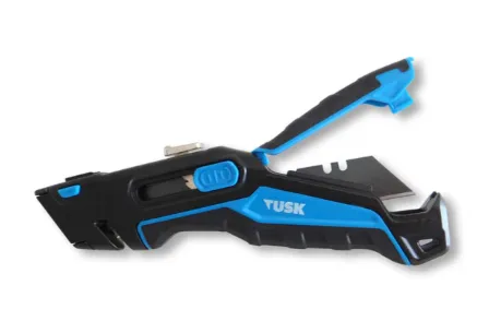 Tusk Heavy Duty Retractable Utility Knife with 3pcs & 4pcs blades
