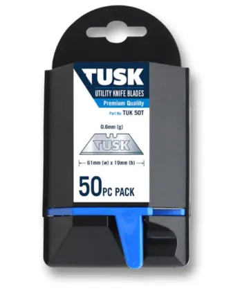 Tusk Heavy Duty Retractable Utility Knife with 3pcs & 4pcs blades
