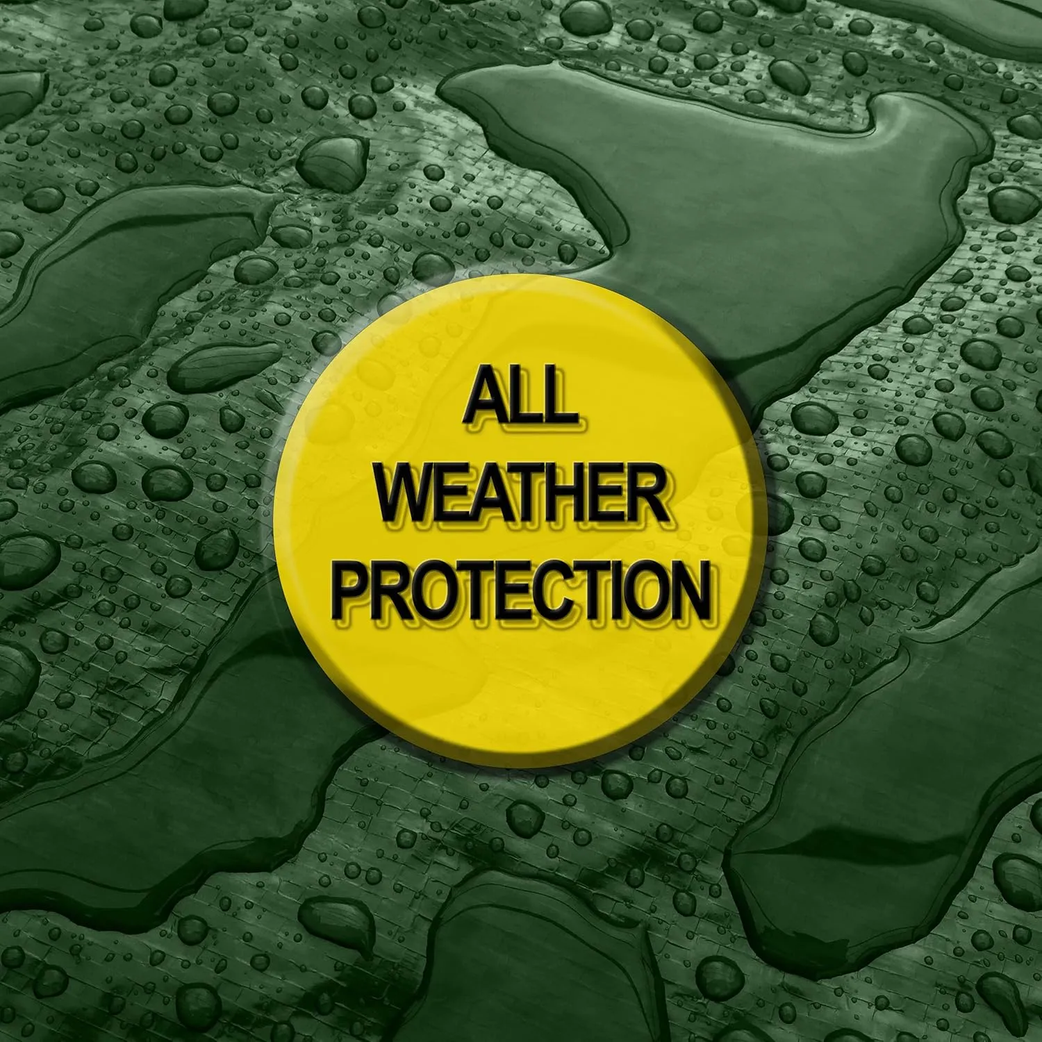 Ultra Heavy Duty Tarp Waterproof Cover | Hunter Green, 5' x 7' 16 Mil Thick | Rip Proof Tarps | Thick Weave Material, UV Resistant Great for Tarpaulin Canopy Tent, Boat, RV or Pool Cover