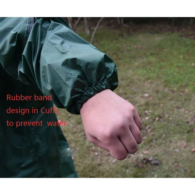 Ultralight Waterproof Poncho Tarp, 40D Silicone Raincoat for Hiking and Camping