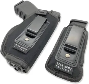 Universal IWB Holster for Concealed Carry | American Company | Inside The Waistband | Compatible with Sig Sauer | S&W M&P Shield | Glock 19 26 27 30 43 | Springfield XDS/Ruger LC9 | Taurus G3C/G2C