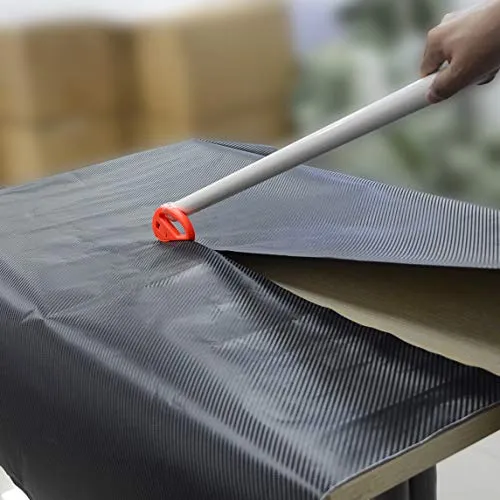 Vehicle Vinyl Wrap Window Tint Film Tool Kit Include 4 Inch Felt Squeegee, Retractable 9mm Utility Knife and Snap-off Blades, Zippy Vinyl Cutter and Mini Soft Go Corner Squeegee for Car Wrapping