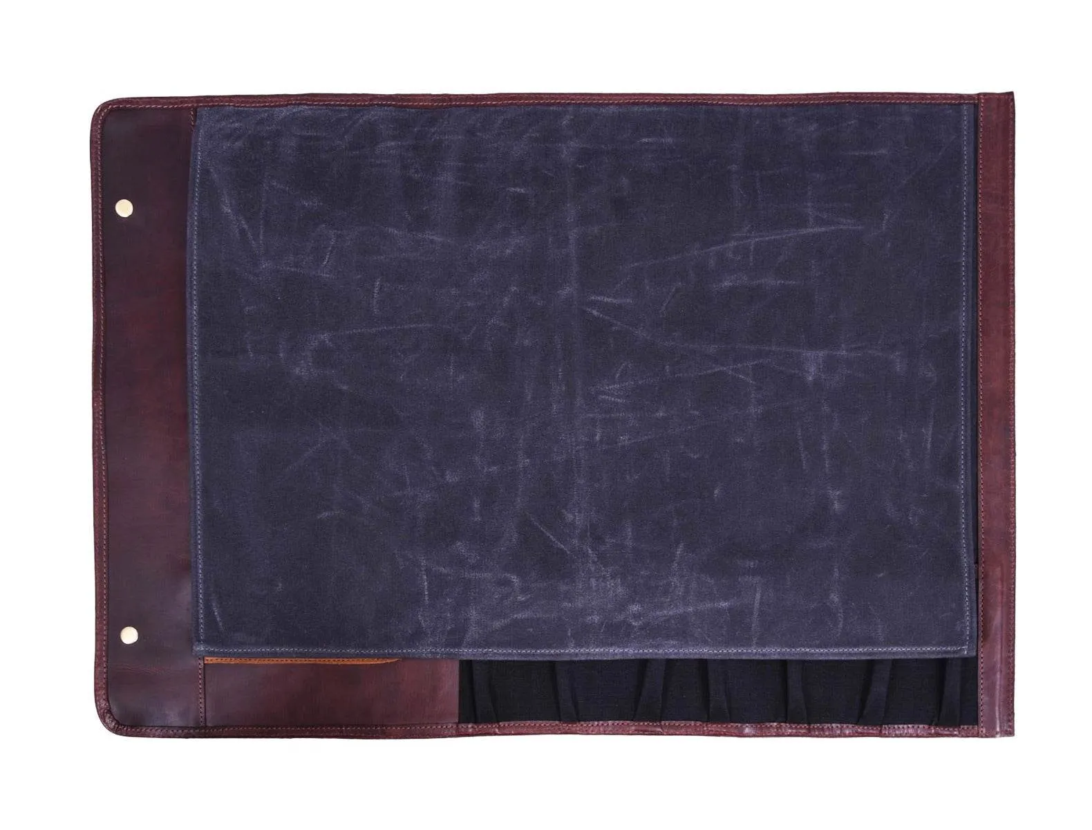 Vendome Canvas Knife Roll & Bag Combo - Grey