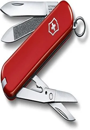 Victorinox 0.6423-X1 Executive 81 Red 66mm with 7 Functions for Your Perfect Everyday Carry in VX Red 2.6 inches
