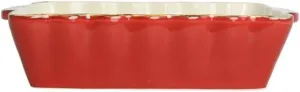 Vietri Bakers Red Medium Rectangular Baker, Artisan Oven Baking Dish, Stoneware Serving Pan/Bakeware