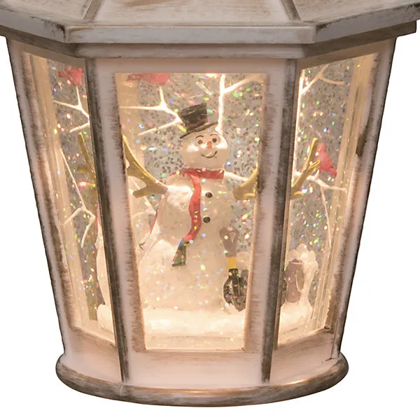 Vintage Street Lamp Christmas Snow Globe
