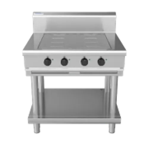Waldorf 800 Series INL8400F-LS - 900mm Electric Induction Cooktop Low Back Version - Leg Stand